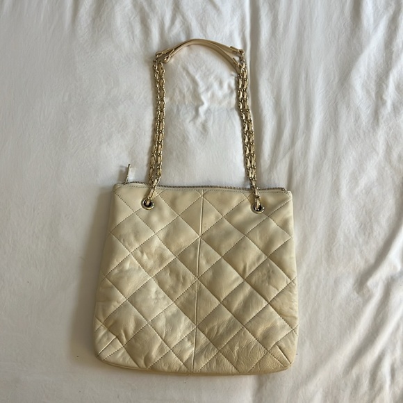 DKNY Offwhite Leather Bag - Picture 5 of 11